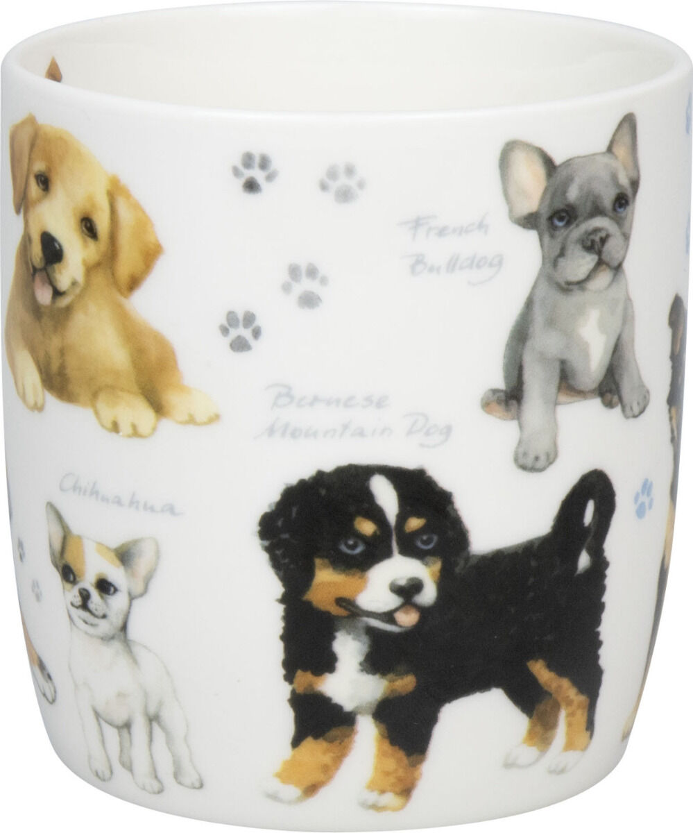 KÖNITZ 1172752867 Becher Natures Diversity - HUNDE 400 ml aus Bone China Porzellan / Artenvielfalt – Bild 4
