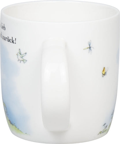 KÖNITZ 1172752895 Becher Ich hab dich lieb bis zum Mond und zurück! - 400 ml, New Bone – Bild 3