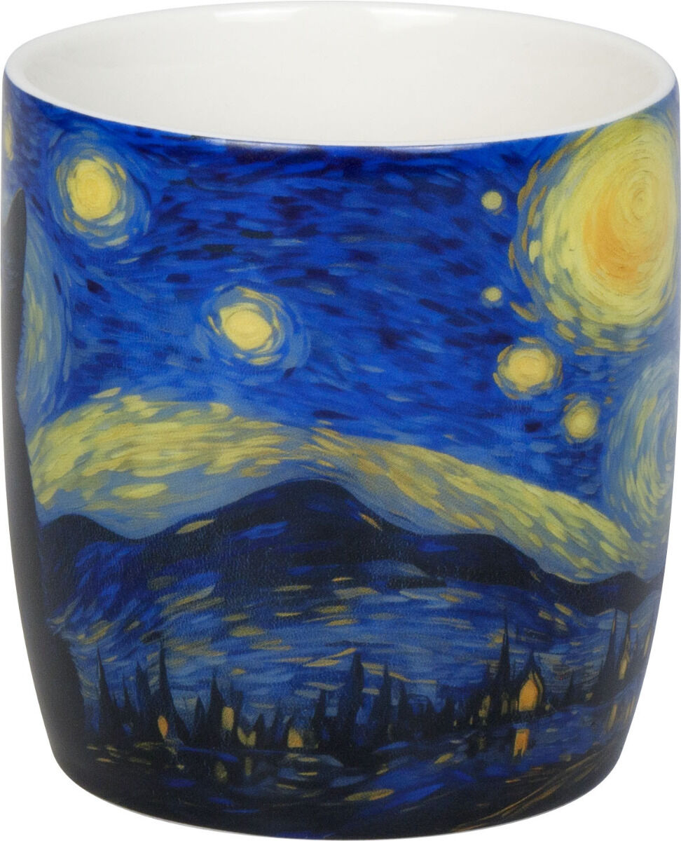 10er SET KÖNITZ 1172752918 Becher Arty Animals - Van Gogh's Cat 400 ml aus Bone China Porzellan / Katze – Bild 5
