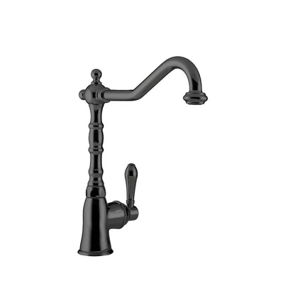 AquaCucina 13765-S Armatur BOHO in SCHWARZ matt mit Schwenkauslauf / Küchenarmatur / Einhebelmischer