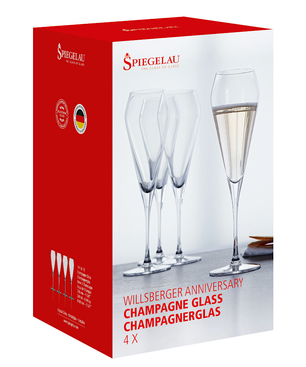 SPIEGELAU 1416175 WILLSBERGER ANNIVERSARY Champagnerflöte 4er Set – Bild 5