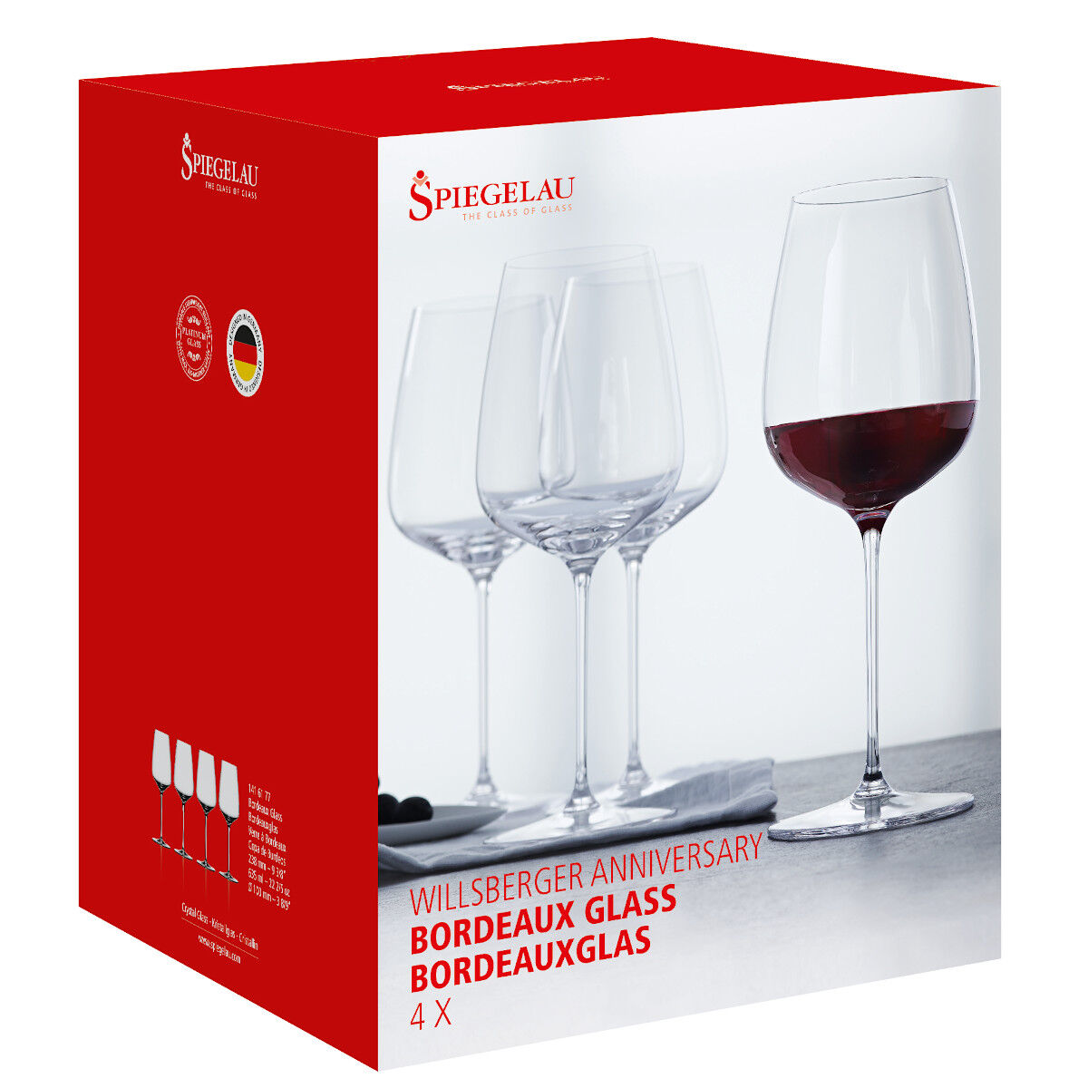 SPIEGELAU 1416177 WILLSBERGER ANNIVERSARY Bordeauxglas 4er Set – Bild 4
