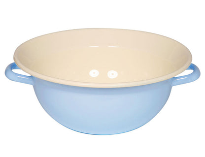RIESS 0297-006 Weitling 32 cm, Blau, mit zwei Henkeln / Teigschüssel / Salatschüssel
