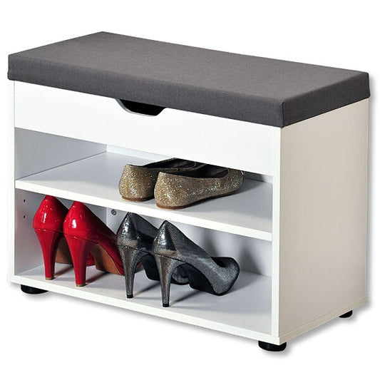 KESPER 1591413 Schuhschrank / Sitzbank, weiß