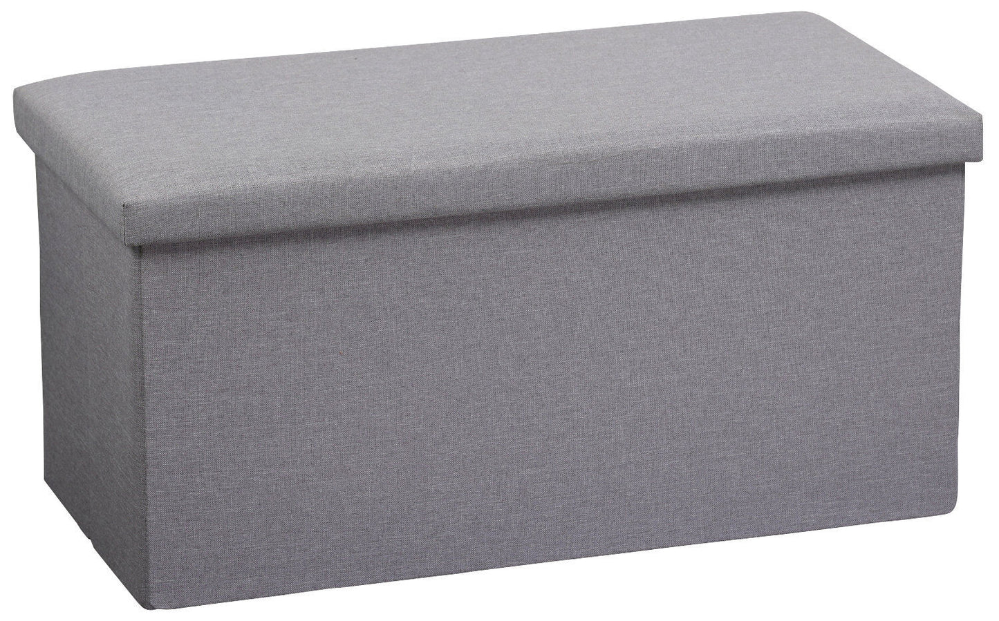 KESPER 15957 Polster-Sitzbank, grau, 76 x 38 x 38 cm, Polyester und Faserplatte