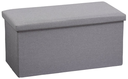 KESPER 15957 Polster-Sitzbank, grau, 76 x 38 x 38 cm, Polyester und Faserplatte
