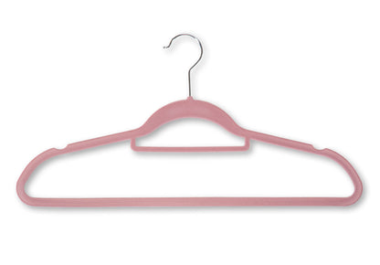 KESPER 16642 Kleiderbügel, 6er Pack, rosa, Kunststoff