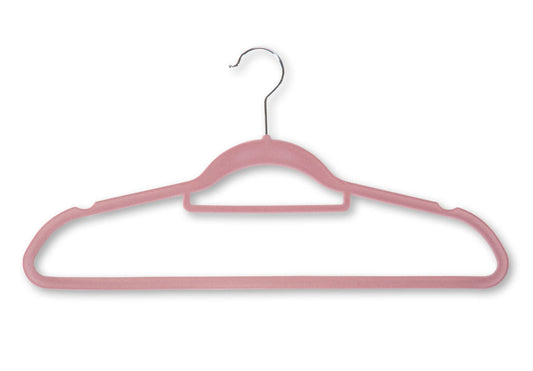 KESPER 16642 Kleiderbügel, 6er Pack, rosa, Kunststoff