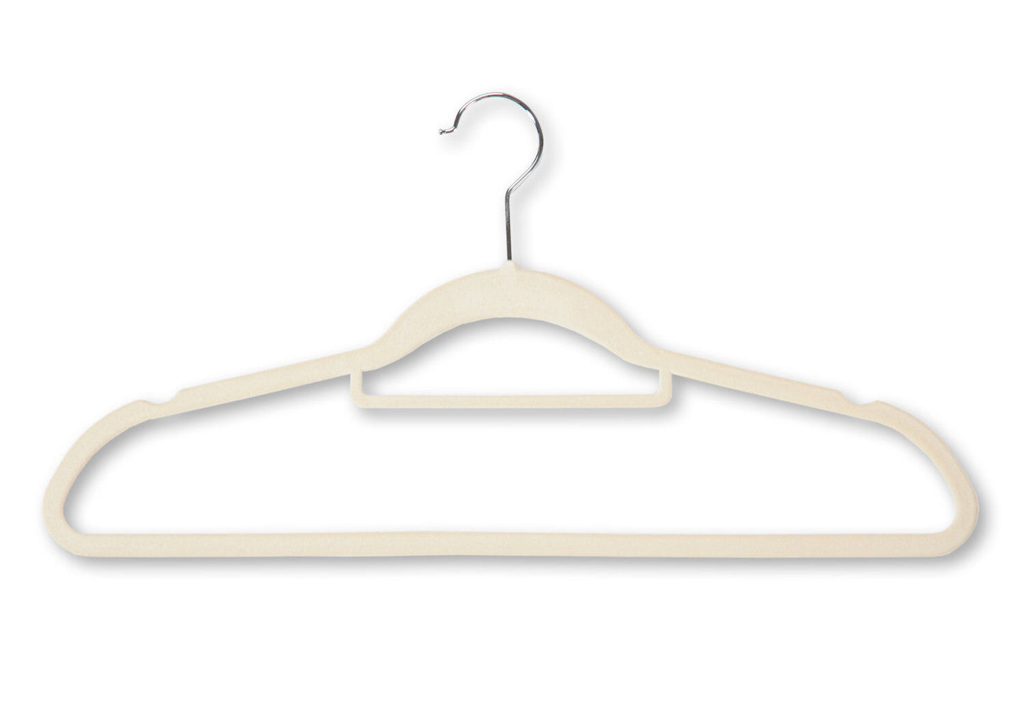 KESPER 16643 Kleiderbügel, 6er Pack, beige, Kunststoff
