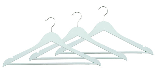 KESPER 16882 Formkleiderbügel, 3er Pack, hellblau, Kunststoff