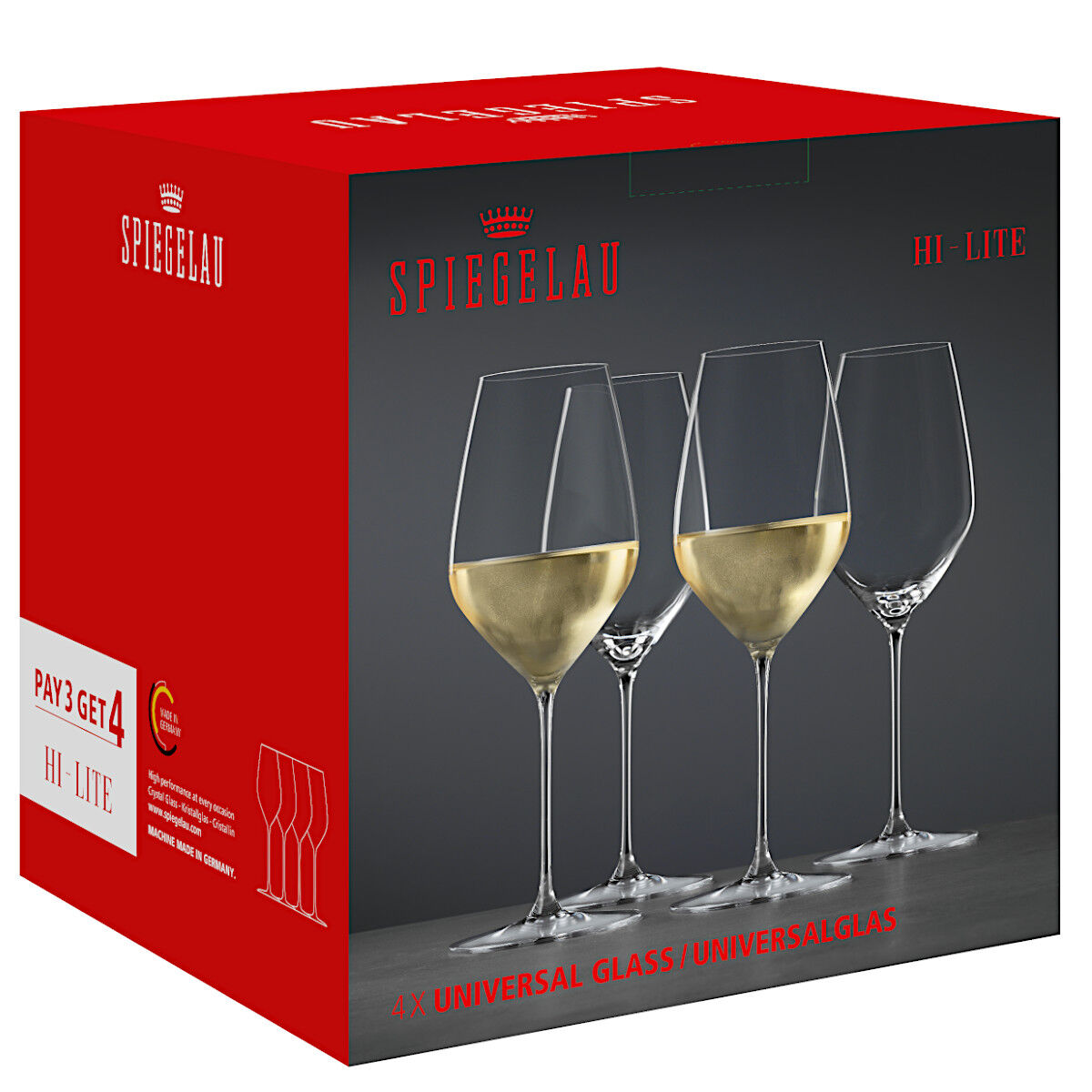 SPIEGELAU 1750471 HI-LITE Universalglas VORTEILSSET - KAUF 4 ZAHL 3 – Bild 6