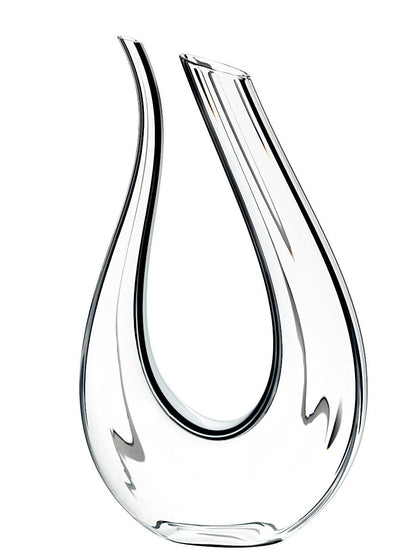 RIEDEL 1756/00 Dekanter AMADEO Fatto a Mano schwarz-weiß-schwarz, handgefertigt, Design-Dekanter