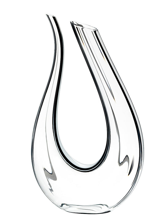 RIEDEL 1756/00 Dekanter AMADEO Fatto a Mano schwarz-weiß-schwarz, handgefertigt, Design-Dekanter