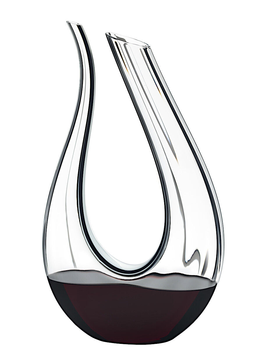 RIEDEL 1756/00 Dekanter AMADEO Fatto a Mano schwarz-weiß-schwarz, handgefertigt, Design-Dekanter – Bild 4