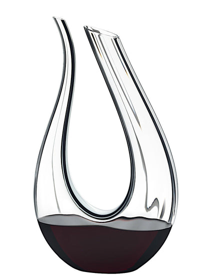 RIEDEL 1756/00 Dekanter AMADEO Fatto a Mano schwarz-weiß-schwarz, handgefertigt, Design-Dekanter – Bild 4