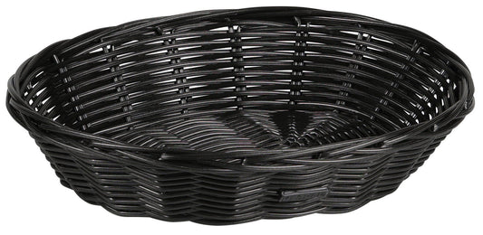KESPER 17623 Brot- und Obstkorb, Kunststoff, schwarz, 24 x 20 x 6 cm