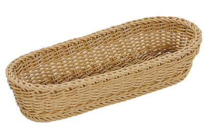 KESPER 17848 Baguette-Korb 41 x 13,5 x 7 cm, Kunststoffgeflecht / Brotkorb / Obstkorb