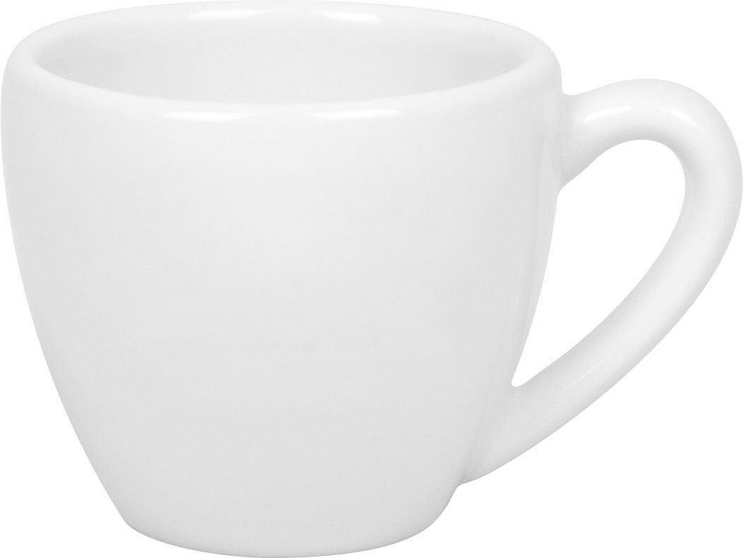 10er SET KÖNITZ Coffee Bar ONE Obertasse 50 ml, weiß, mit BM – Bild 2