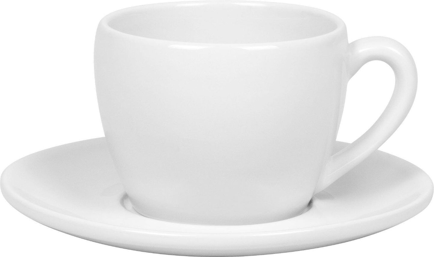 KÖNITZ 2er Set Coffee Bar FOUR Cappuccinotasse mit Untertasse 200 ml im Geschenkkarton – Bild 2