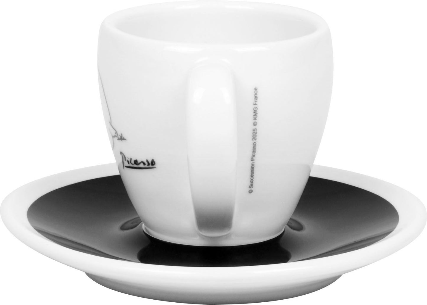 KÖNITZ 2er Set Coffee Bar TWO Picasso Espressotasse mit Untertasse 80 ml im Geschenkkarton – Bild 3