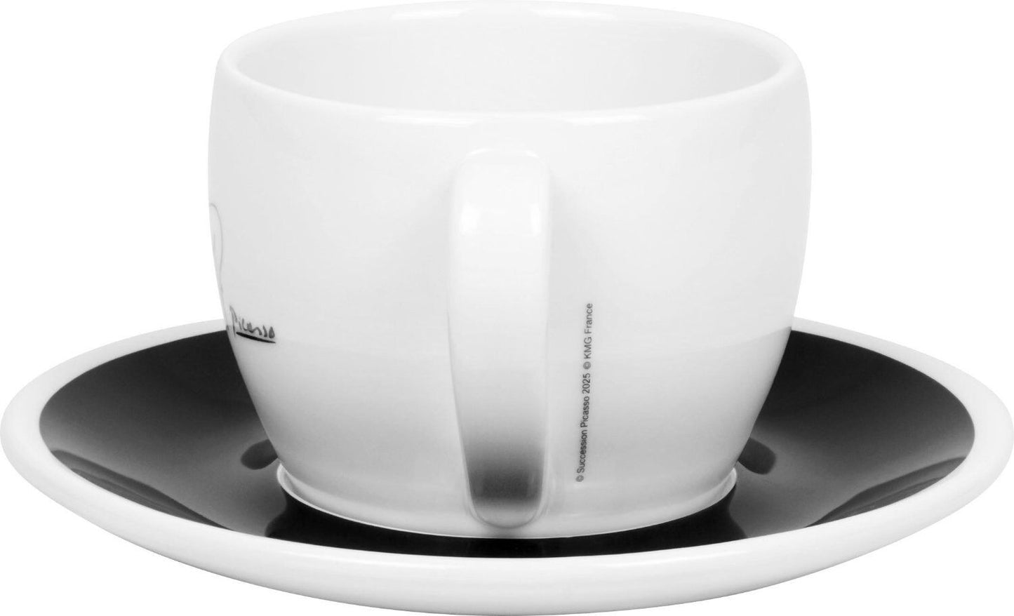 KÖNITZ 2er Set Coffee Bar FOUR Picasso Cappuccinotasse mit Untertasse 200 ml im Geschenkkarton – Bild 3