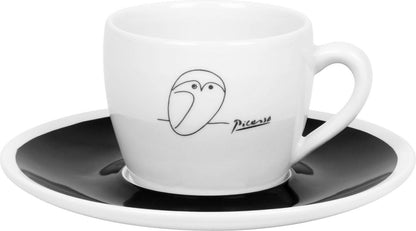 KÖNITZ 2er Set Coffee Bar THREE Picasso Kaffeetasse mit Untertasse 140 ml im Geschenkkarton – Bild 2