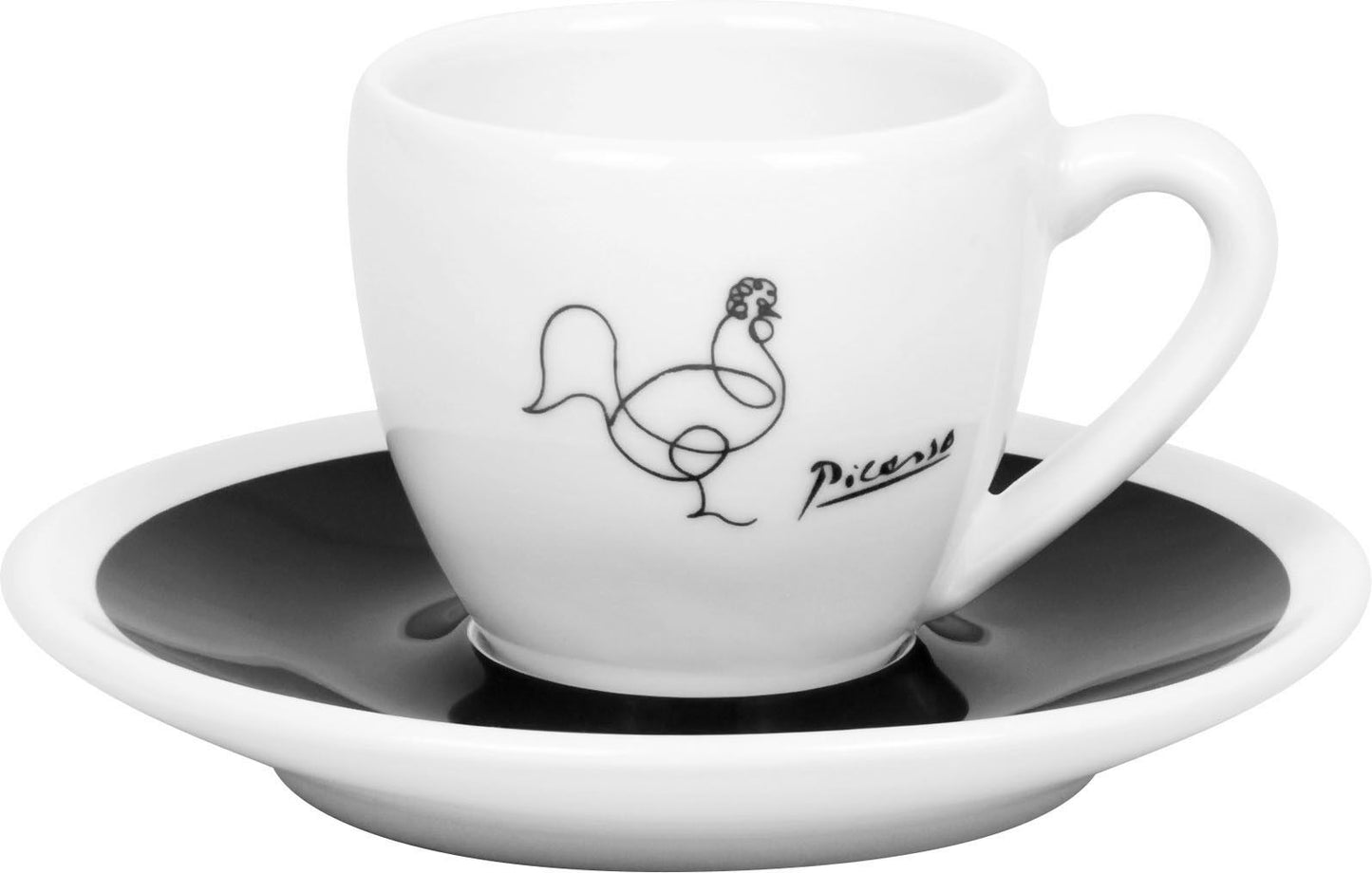 KÖNITZ 2er Set Coffee Bar ONE Picasso Espressotasse mit Untertasse 50 ml im Geschenkkarton – Bild 2
