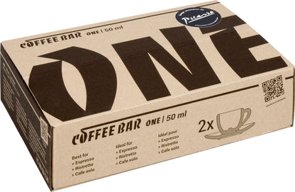 KÖNITZ 2er Set Coffee Bar ONE Picasso Espressotasse mit Untertasse 50 ml im Geschenkkarton – Bild 6