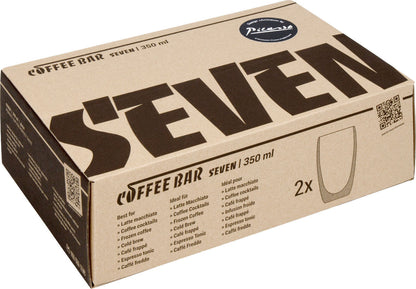 KÖNITZ 2er Set Coffee Bar SEVEN Picasso Kaffeeglas 350 ml im Geschenkkarton – Bild 5