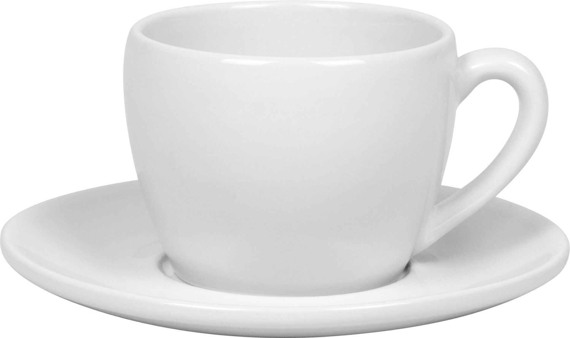 10er SET KÖNITZ Coffee Bar Kaffeetasse mit Untertasse 200 ml, weiß – Bild 2