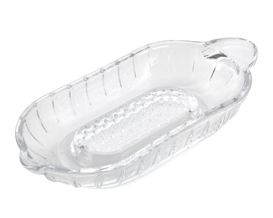 METALTEX 184565000 Apfelreibe aus Glas 21 x 9,5 x 3,5 cm / Küchenreibe