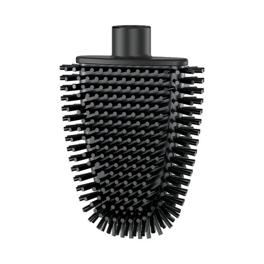 METALTEX 185517000 Cleany Ersatzbürste flach, schwarz, passend für Cleany WC-Bürste