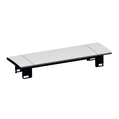 BACHMANN POWER FRAME COVER 3-fach mit Aluminiumklappe / Steckdosenleistenzubehör / Tisch-Steckdosen / Einbaurahmen