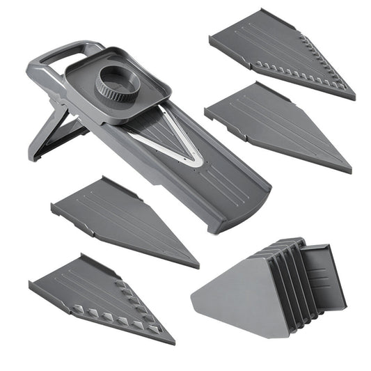 METALTEX 194579000 Slice-V Universalreibe ABS/Inox inkl. 5 Klingeneinsätze / Hobel