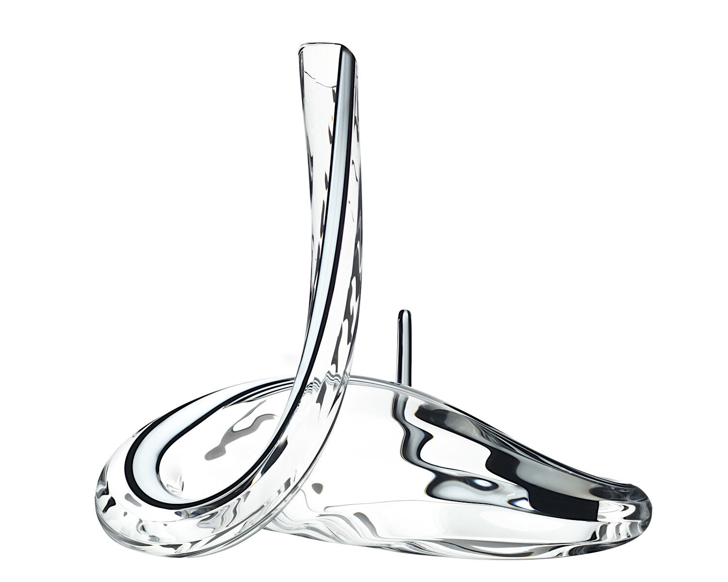 RIEDEL 1950/00 Dekanter MAMBA Fatto A Mano schwarz-weiß-schwarz / Design-Dekanter