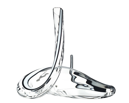 RIEDEL 1950/00 Dekanter MAMBA Fatto A Mano schwarz-weiß-schwarz / Design-Dekanter