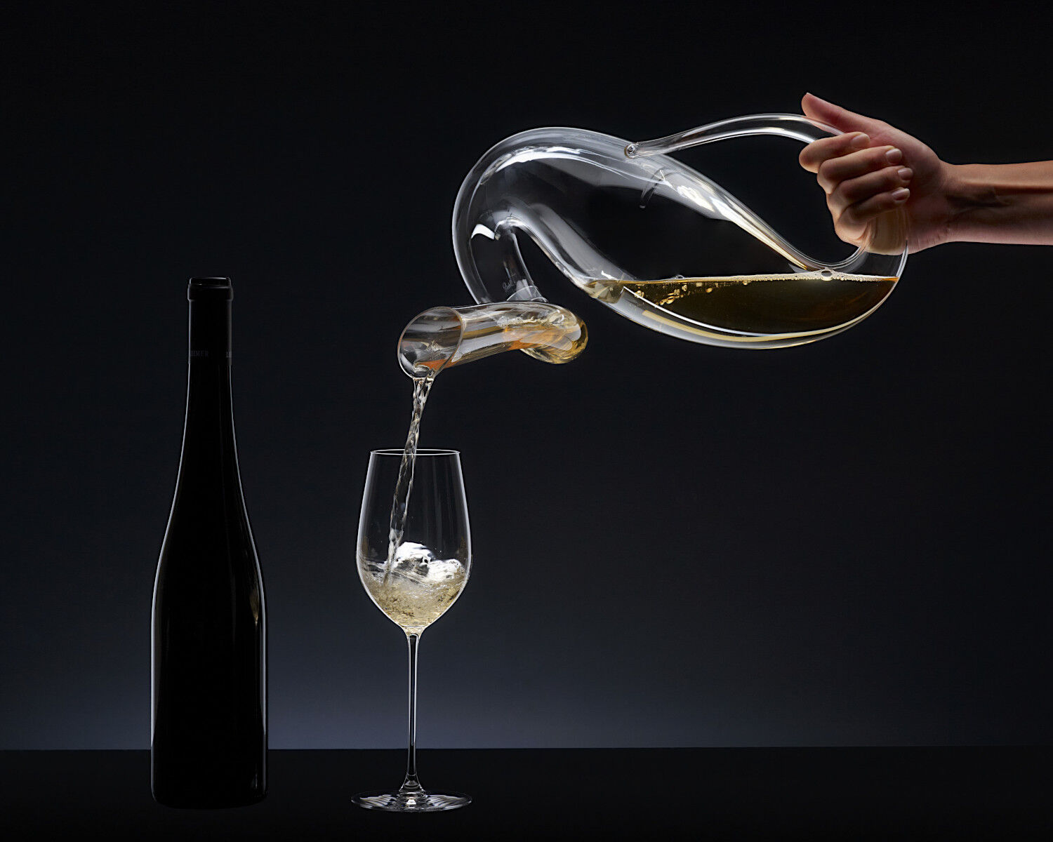 RIEDEL 1950/19 Dekanter MAMBA, handgefertigt, Design-Dekanter – Bild 7