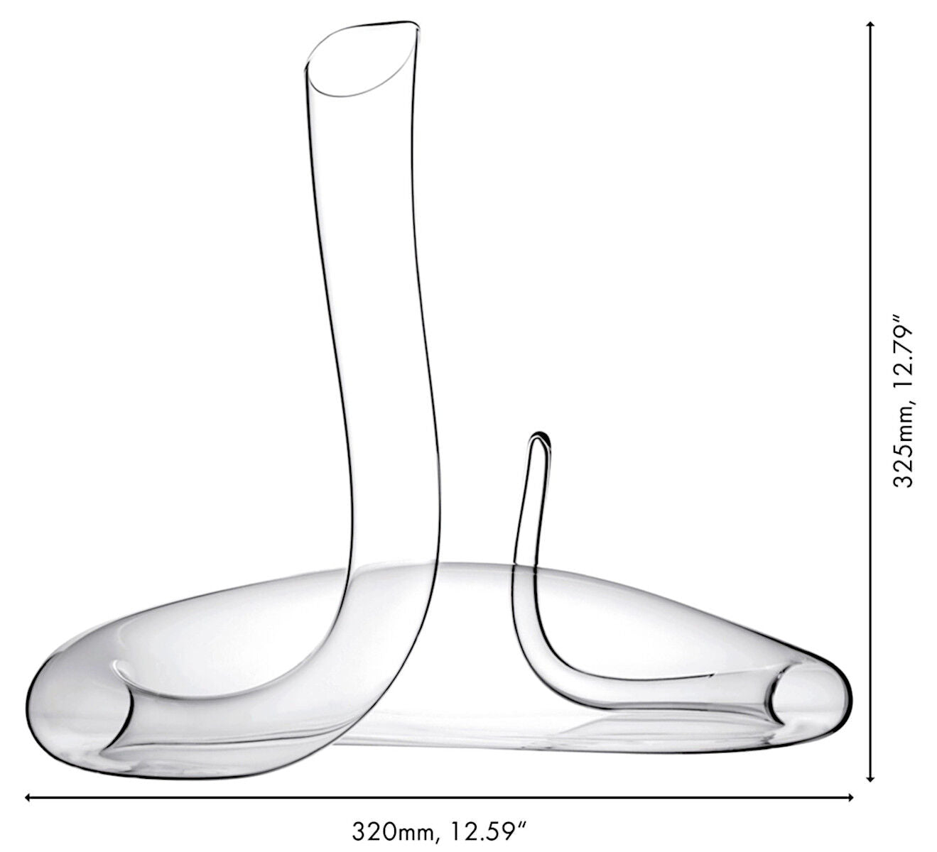 RIEDEL 1950/19 Dekanter MAMBA, handgefertigt, Design-Dekanter – Bild 2
