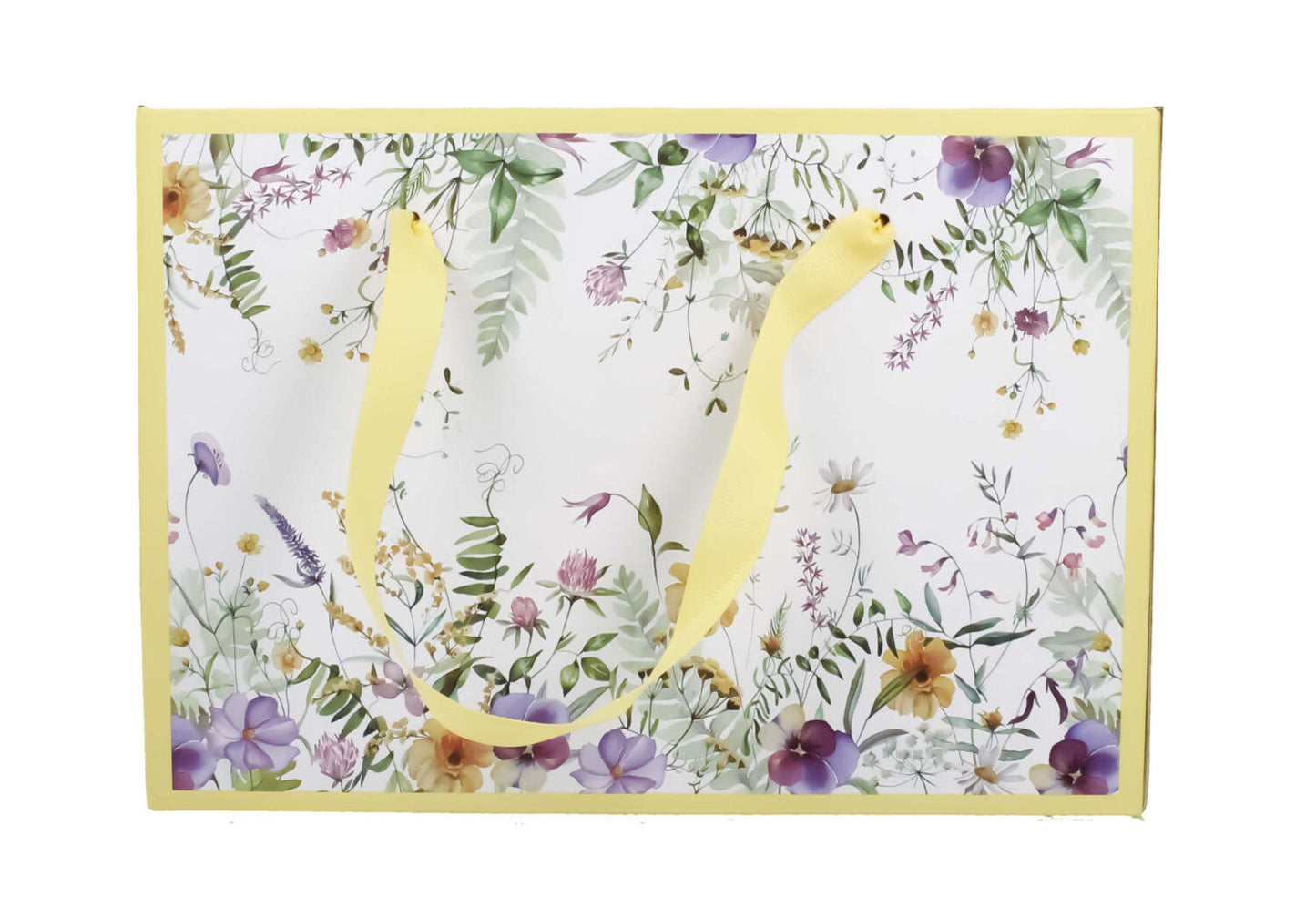 DUO 2er-Set Tassen PANSY, 250 ml mit Untertassen, New Bone China Porzellan, in Geschenkbox