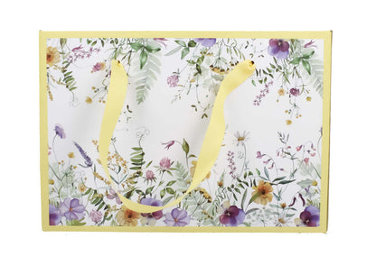 DUO 2er-Set Tassen PANSY, 250 ml mit Untertassen, New Bone China Porzellan, in Geschenkbox