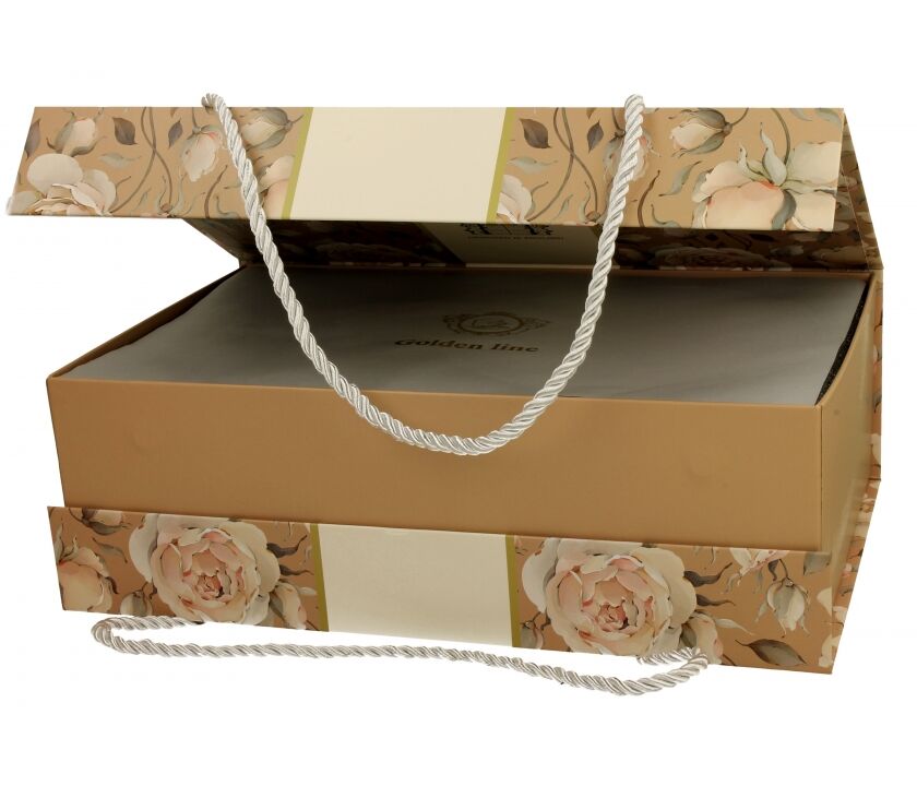 DUO GOLDEN LINE 2er Set Tassen mit Untertassen 220 ml ENGLISH ROSES CREAM, New Bone China Porzellan – Bild 6