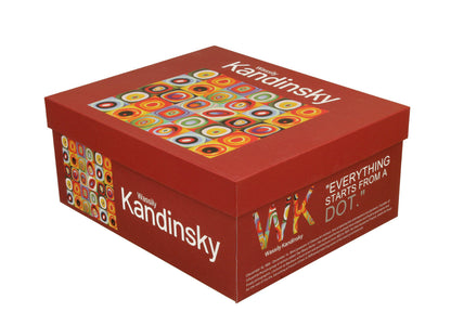 DUO ART GALLERY 2er-Set Tassen 270 ml SQUARES WITH CIRCLES inspired by W. Kandinsky, mit Untertassen, New Bone China… – Bild 5