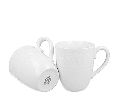 DUO WHITE COLLECTION 2er Set Becher ALICE 370 ml New Bone China Porzellan – Bild 3