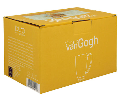 DUO ART GALLERY 2er-Set Becher 360 ml SUNFLOWERS inspired by Van Gogh New Bone China Porzellan – Bild 5