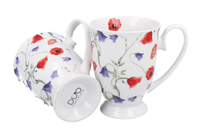 DUO 2er-Set Becher ANGELA mit Fuß, 340 ml, New Bone China Porzellan, in Geschenkbox – Bild 3