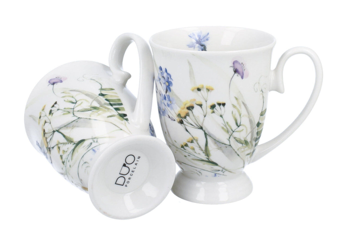 DUO 2er-Set Becher MELODY mit Fuß, 340 ml, New Bone China Porzellan, in Geschenkbox – Bild 3