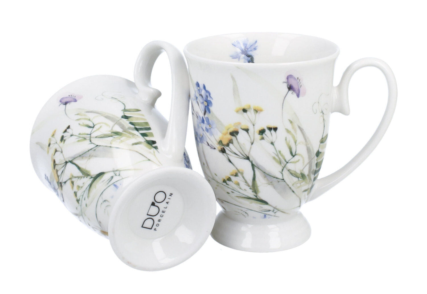 DUO 2er-Set Becher MELODY mit Fuß, 340 ml, New Bone China Porzellan, in Geschenkbox – Bild 3