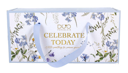 DUO 2er-Set Becher MELODY mit Fuß, 340 ml, New Bone China Porzellan, in Geschenkbox – Bild 5