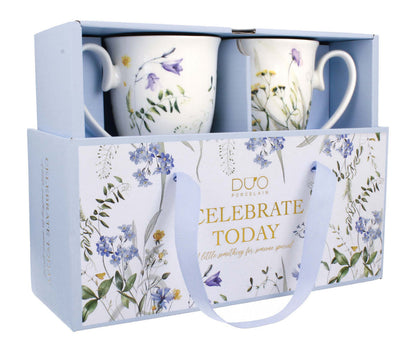 DUO 2er-Set Becher MELODY mit Fuß, 340 ml, New Bone China Porzellan, in Geschenkbox – Bild 7