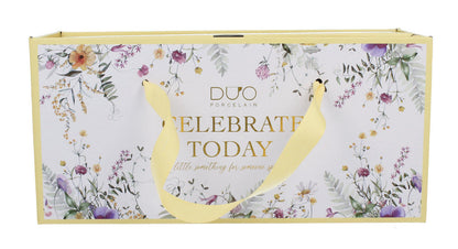 DUO 2er-Set Becher PANSY mit Fuß, 340 ml, New Bone China Porzellan, in Geschenkbox – Bild 5